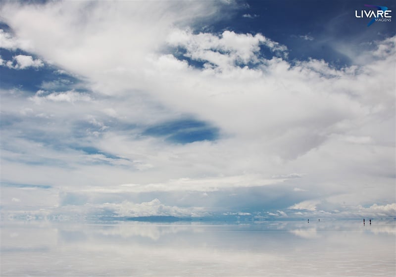 paisagem salar de uyuni na bolivia vista do céu