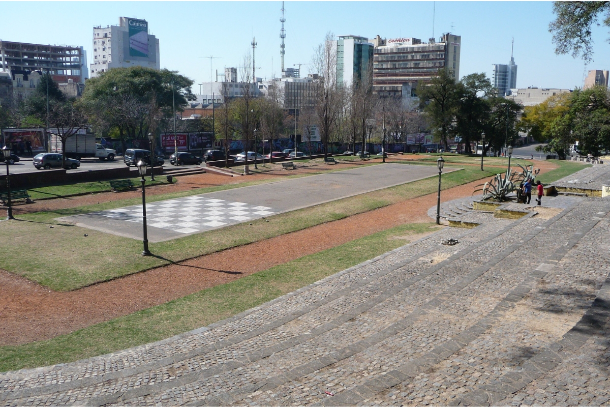 Anfiteatro do Parque Lezama em Buenos Aires