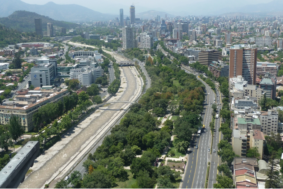 Avenida Providencia em Santiago do Chile