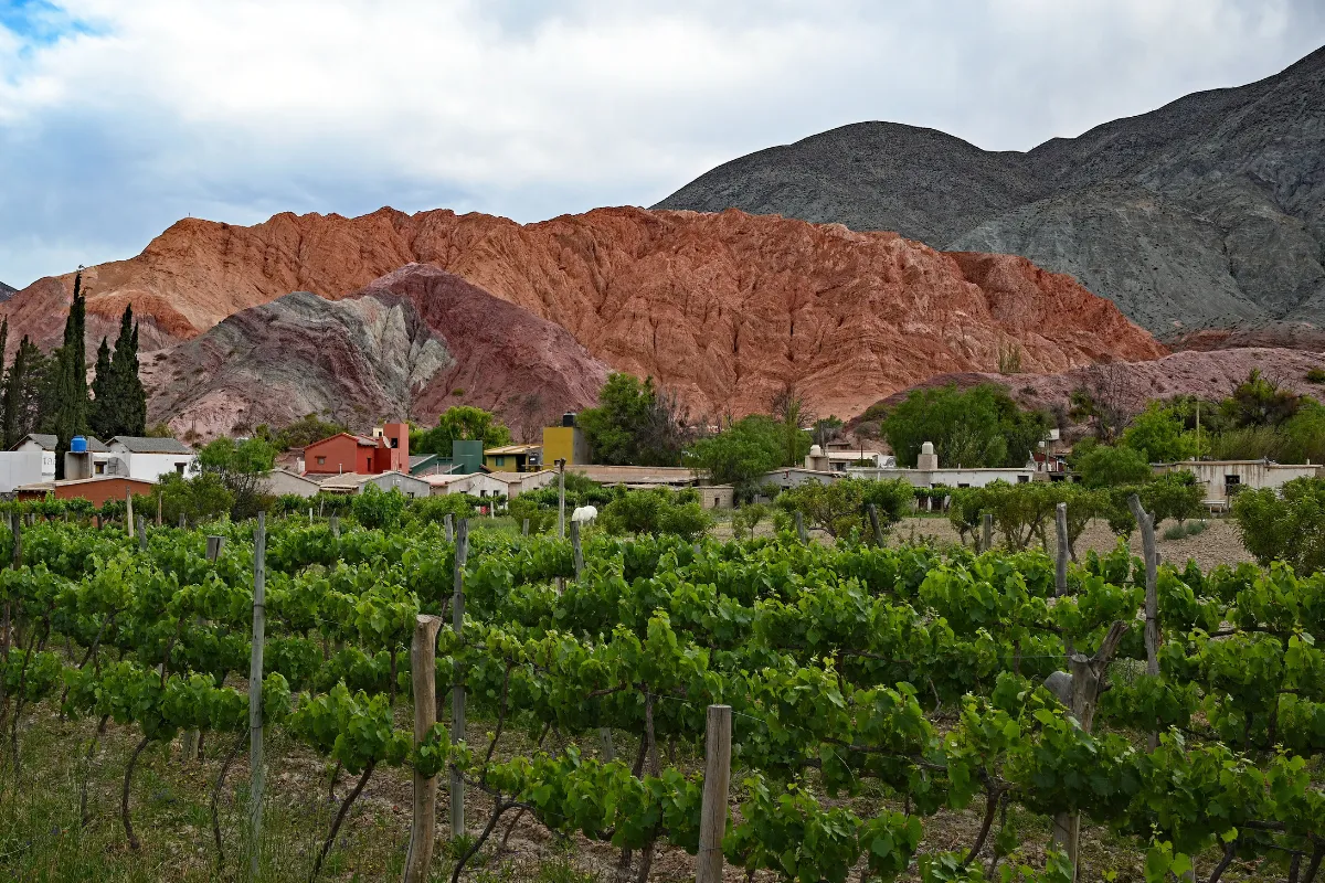 Cerro de los Siete Colores ao lado de Purmamarca, na Quebrada de Humahuaca