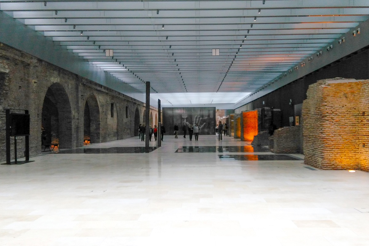Museu Casa Rosada instalado junto às antigas galerias da Aduana Taylor, em Buenos Aires.